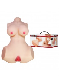 Мастурбатор-торс Aveline с 2 любовными тоннелями - Baile - в Северодвинске купить с доставкой