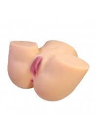 Телесный мастурбатор Liora с 2 любовными тоннелями - Baile - в Северодвинске купить с доставкой