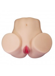 Телесный мастурбатор Julia с 2 любовными каналами - Baile - в Северодвинске купить с доставкой