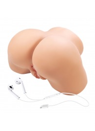 Телесный мастурбатор Olivia с 2 любовными отверстиями - Baile - в Северодвинске купить с доставкой