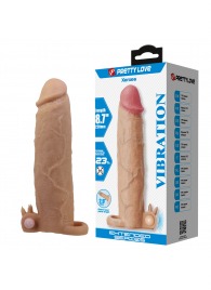 Телесная насадка на пенис Xerxes - 22 см. - Baile - в Северодвинске купить с доставкой