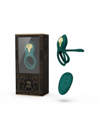 Зеленое эрекционное виброкольцо Bayek с пультом ДУ - Zalo - в Северодвинске купить с доставкой