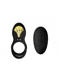 Черное эрекционное виброкольцо Bayek с пультом ДУ - Zalo - в Северодвинске купить с доставкой