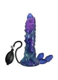 Фиолетовый яйцеродящий фаллоимитатор Duskwalker Sentinal на присоске - 22,4 см. - Baile - купить с доставкой в Северодвинске