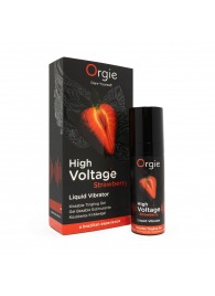 Жидкий вибратор Orgie High Voltage Strawberry - 15 мл. - ORGIE - купить с доставкой в Северодвинске