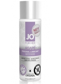 Лубрикант на водной основе для женщин JO AGAPE LUBRICANT ORIGINAL - 60 мл. - System JO - купить с доставкой в Северодвинске