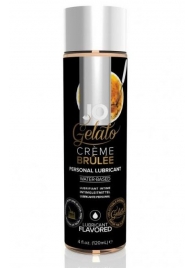 Лубрикант с ароматом крем-брюле JO GELATO CREME BRULEE - 120 мл. - System JO - купить с доставкой в Северодвинске