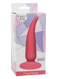 Розовая анальная пробка P-spot Teazer Pink - 12,2 см. - Lola Games - в Северодвинске купить с доставкой