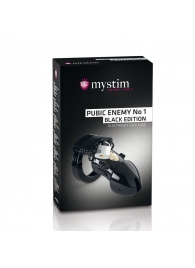 Пояс верности с электростимуляцией Mystim Pubic Enemy No1 Black Edition - MyStim - купить с доставкой в Северодвинске