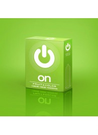 Цветные ароматизированные презервативы ON) Fruit   Color - 3 шт. - ON) - купить с доставкой в Северодвинске