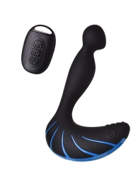 Чёрно-синий массажер простаты Erotist Third - Erotist Adult Toys - в Северодвинске купить с доставкой