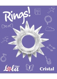 Прозрачное эрекционное кольцо Rings Cristal - Lola Games - в Северодвинске купить с доставкой