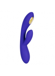 Фиолетовый вибратор с функцией электростимуляции Intimate E-Stimulator Dual Wand - 21,5 см. - California Exotic Novelties - купить с доставкой в Северодвинске