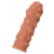 Телесная реалистичная насадка KOKOS Extreme Sleeve 11 с дополнительной стимуляцией - 12,7 см. - KOKOS - в Северодвинске купить с доставкой