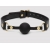 Черный кляп-шар Bound to You Faux Leather Ball Gag - Fifty Shades of Grey - купить с доставкой в Северодвинске