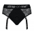 Черные трусики для насадок Diva Lingerie Harness - size M - Strap-on-me - купить с доставкой в Северодвинске