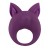 Фиолетовое перезаряжаемое эрекционное кольцо Kitten Kiki - Lola Games - в Северодвинске купить с доставкой