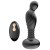 Черный массажер простаты с вибрацей и возвратно-поступательными движениями - Boys of Toys - в Северодвинске купить с доставкой