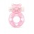 Розовое эрекционное виброкольцо в форме мишки - 1137 - в Северодвинске купить с доставкой