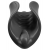 Чёрный мастурбатор Vibrating Silicone Stimulator с вибрацией - Pipedream - в Северодвинске купить с доставкой
