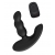 Черный силиконовый стимулятор простаты Levett Nitoc с пультом ДУ - Levett - в Северодвинске купить с доставкой