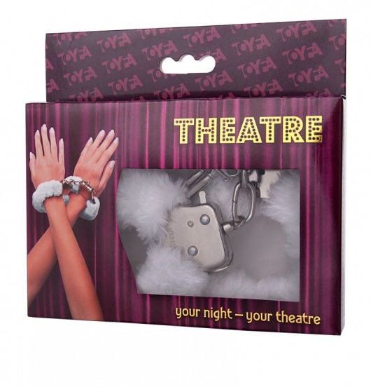 Наручники с белой меховой опушкой - ToyFa - купить с доставкой в Северодвинске