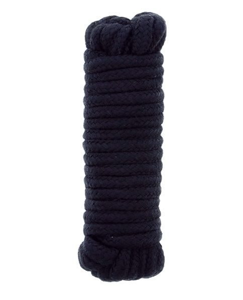 Чёрная веревка для связывания BONDX LOVE ROPE - 5 м. - Dream Toys - купить с доставкой в Северодвинске