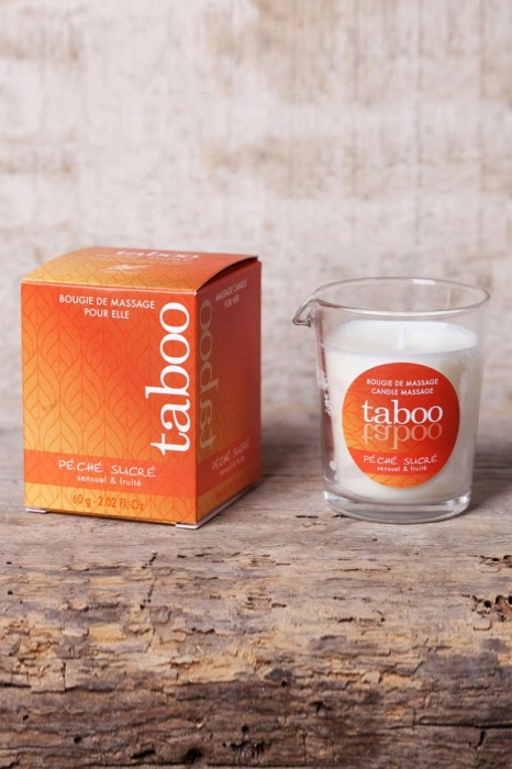 Массажное аромамасло с афродизиаками для женщин RUF Taboo Peche sucre - 60 гр. - RUF - купить с доставкой в Северодвинске