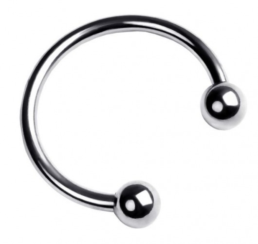 Серебристая подкова на головку пениса - ToyFa - купить с доставкой в Северодвинске