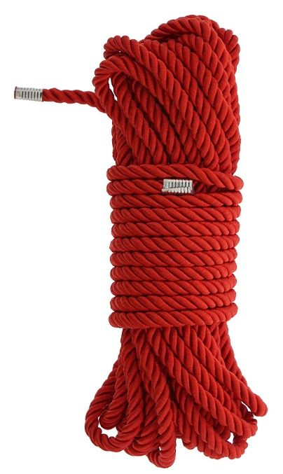 Красная веревка DELUXE BONDAGE ROPE - 10 м. - Dream Toys - купить с доставкой в Северодвинске