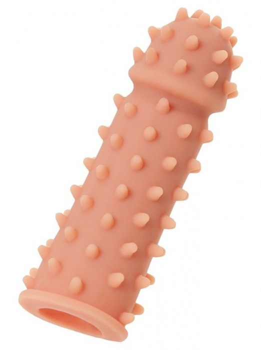 Телесная реалистичная насадка KOKOS Extreme Sleeve 03 с дополнительной стимуляцией - 12,7 см. - KOKOS - в Северодвинске купить с доставкой