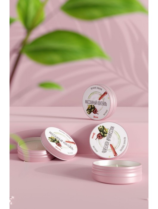 Массажная свеча «Массажный коктейль» с ароматом пина колады - 30 мл. - ToyFa - купить с доставкой в Северодвинске