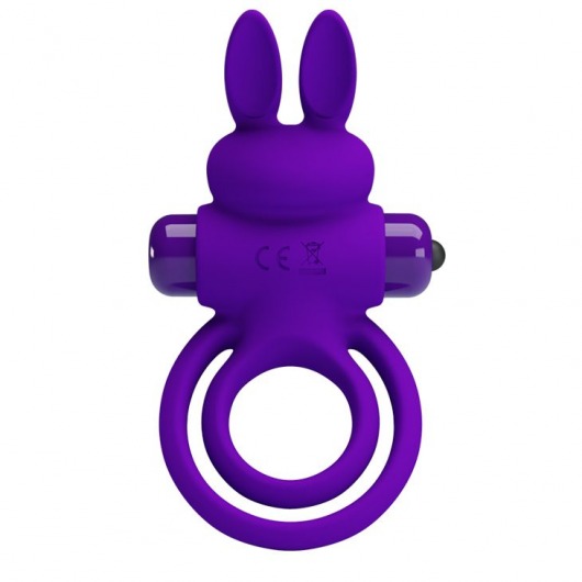 Фиолетовое эрекционное кольцо с вибростимуляцией клитора Vibrant Penis Ring III - Baile - в Северодвинске купить с доставкой