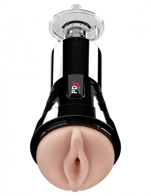 Телесный вибромастурбатор-вагина Cock Compressor Vibrating Stroker - Pipedream - в Северодвинске купить с доставкой