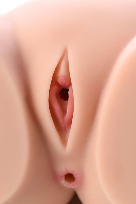 Мастурбатор-полуторс Cherry с вибрацией и двумя любовными тоннелями - KOKOS - в Северодвинске купить с доставкой