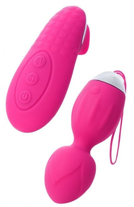 Розовые виброшарики TELLA с пультом-стимулятором - ToyFa в Северодвинске Розовые виброшарики TELLA с пультом-стимулятором - ToyFa