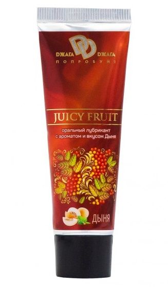 Интимный съедобный лубрикант JUICY FRUIT с ароматом дыни - 30 мл. - БиоМед - купить с доставкой в Северодвинске