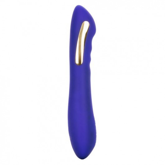 Фиолетовый вибратор с электростимуляцией Intimate E-Stimulator Petite Wand - 18,5 см. - California Exotic Novelties - купить с доставкой в Северодвинске