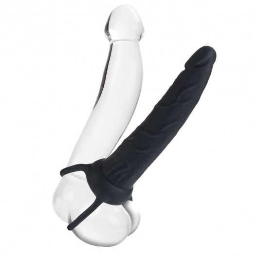 Насадка на пенис Silicone Love Rider Dual Penetrator для двойного проникновения - 14 см. - California Exotic Novelties - в Северодвинске купить с доставкой