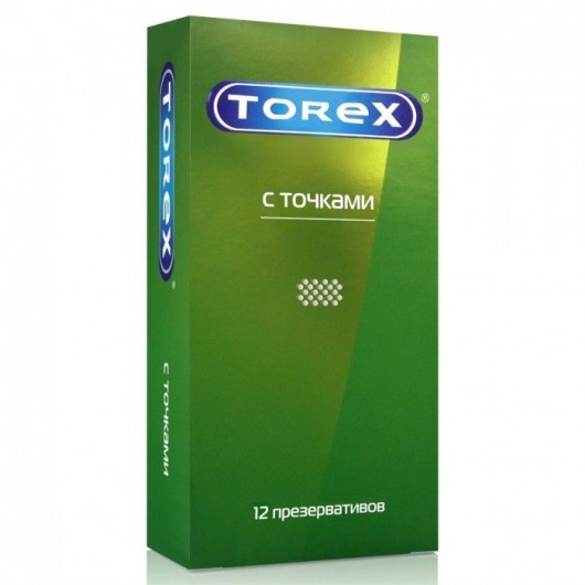 Текстурированные презервативы Torex  С точками  - 12 шт. - Torex - купить с доставкой в Северодвинске