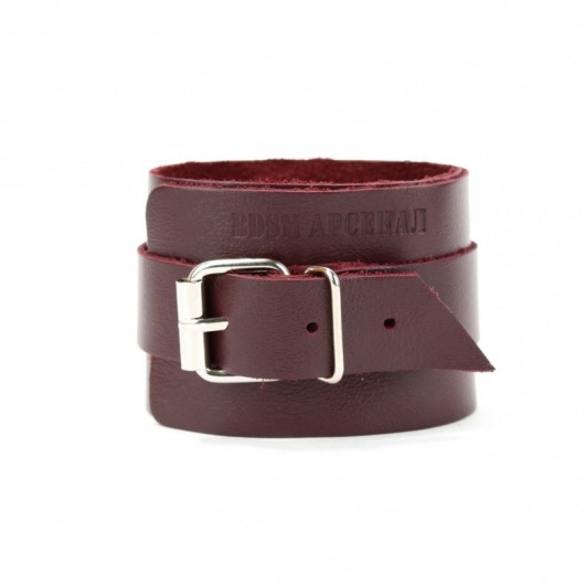 Бордовые оковы на ноги Ladys Arsenal - БДСМ Арсенал - купить с доставкой в Северодвинске