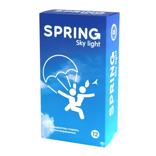 Ультратонкие презервативы SPRING SKY LIGHT - 12 шт. - SPRING - купить с доставкой в Северодвинске