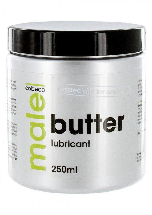 Анальный лубрикант MALE Cobeco Butter Lubricant - 250 мл. - Cobeco - купить с доставкой в Северодвинске