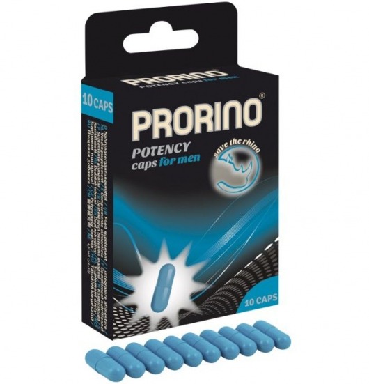 БАД для мужчин ero black line PRORINO Potency Caps for men - 10 капсул - Ero - купить с доставкой в Северодвинске