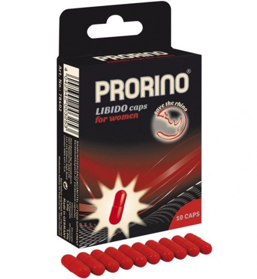 БАД для женщин ero black line PRORINO Libido Caps - 10 капсул - Ero - купить с доставкой в Северодвинске