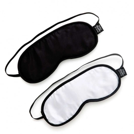 Набор из двух масок на глаза Soft Blindfold Twin Pack - Fifty Shades of Grey - купить с доставкой в Северодвинске