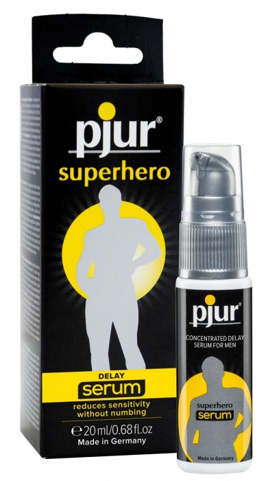 Сыворотка-пролонгатор pjur SUPERHERO Delay Serum - 20 мл. - Pjur - купить с доставкой в Северодвинске