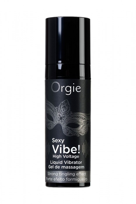 Гель для массажа ORGIE Sexy Vibe High Voltage с эффектом вибрации - 15 мл. - ORGIE - купить с доставкой в Северодвинске