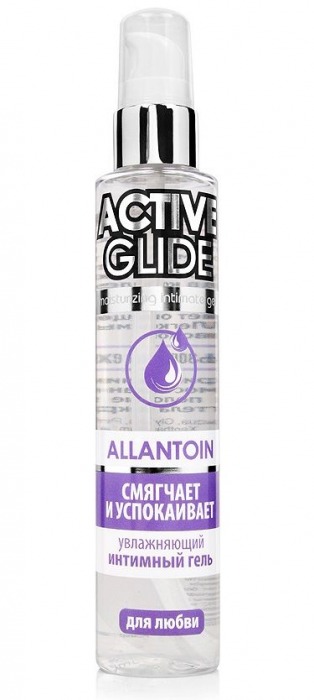 Увлажняющий интимный гель Active Glide Allantoin - 100 гр. - Биоритм - купить с доставкой в Северодвинске