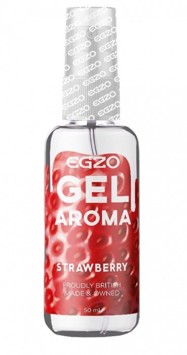 Интимный лубрикант EGZO AROMA с ароматом клубники - 50 мл. - EGZO - купить с доставкой в Северодвинске